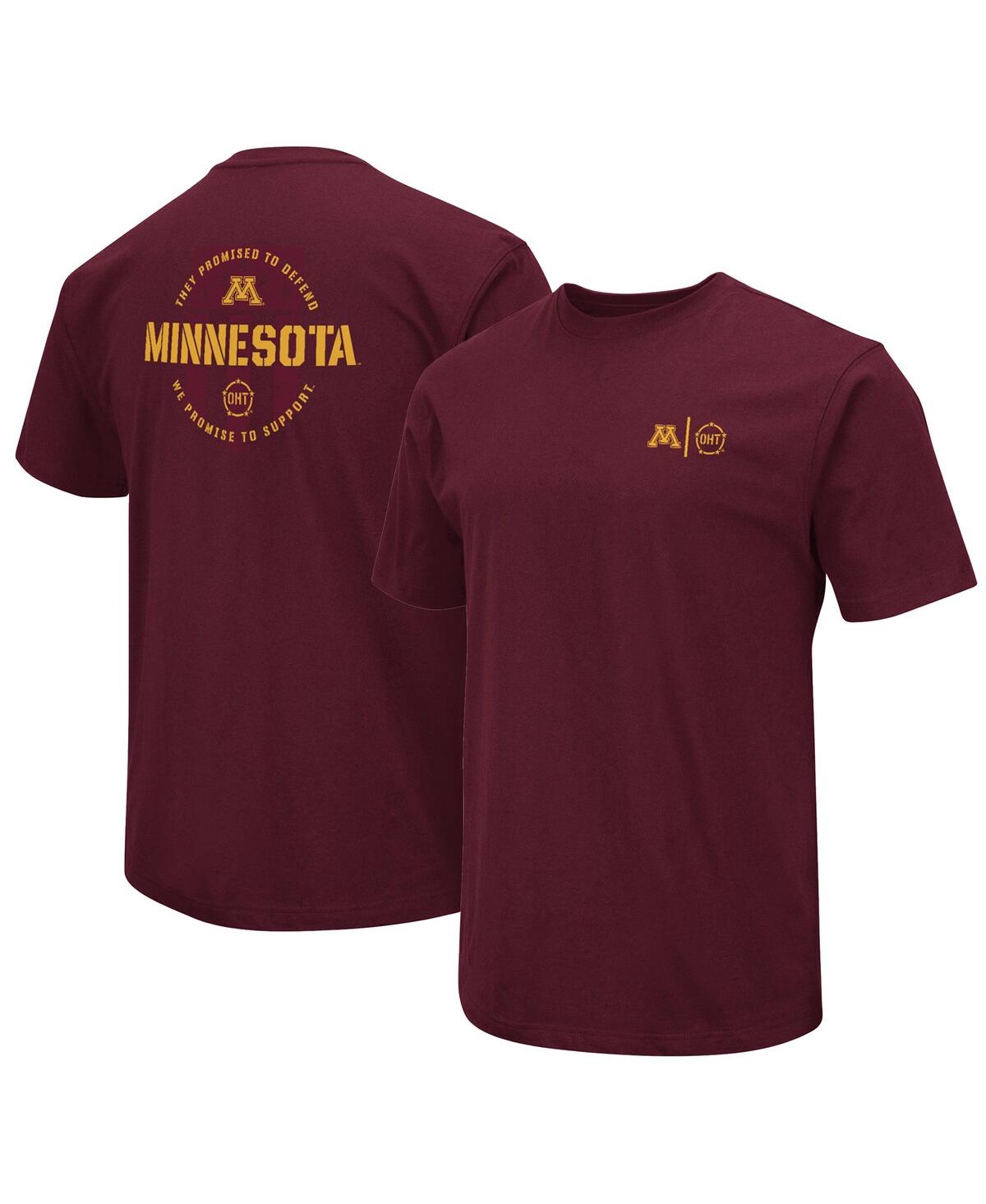 Colosseum Men's  Maroon Minnesota Golden Gophers Oht Military-inspired Appreciation T-shirt