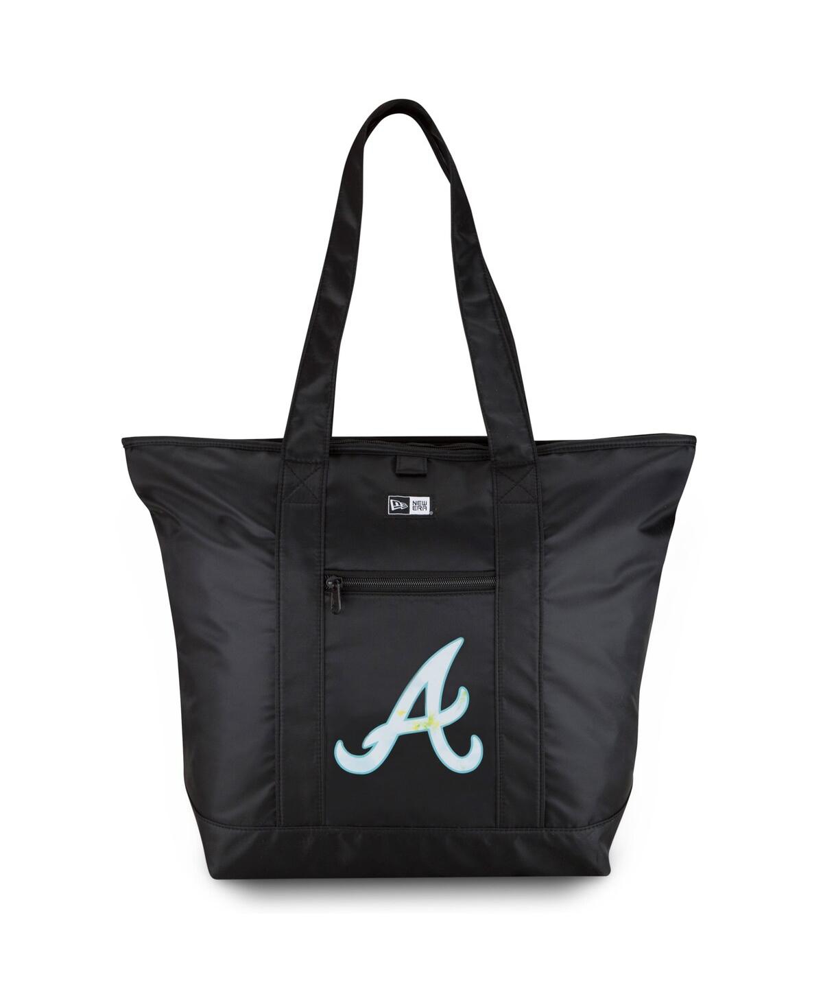 Shop New Era Men's And Women's  Atlanta Braves Color Pack Tote Bag In Black