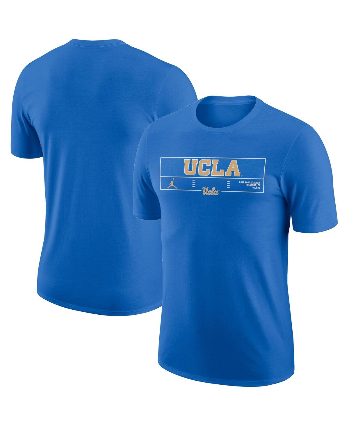 Jordan Men's  Blue Ucla Bruins Wordmark Stadium T-shirt