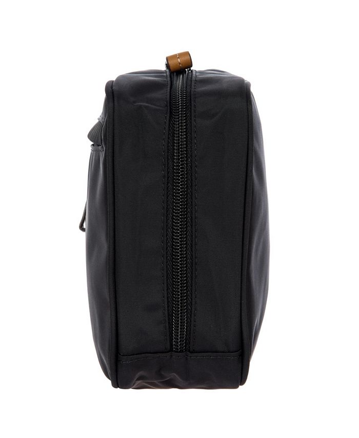 Trousse De Toilette BRIC'S Travel Kit Urban - Noir, Polyamide Et Cuir, Neuve