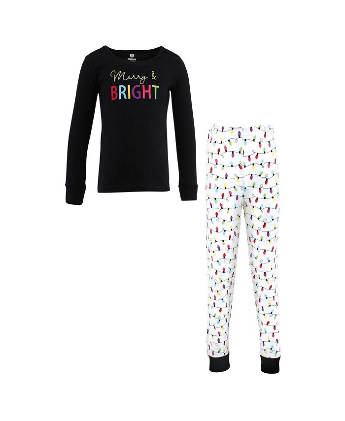 Hudson Baby Infant Girl Cotton Pajama Set, Merry and Bright Macy's