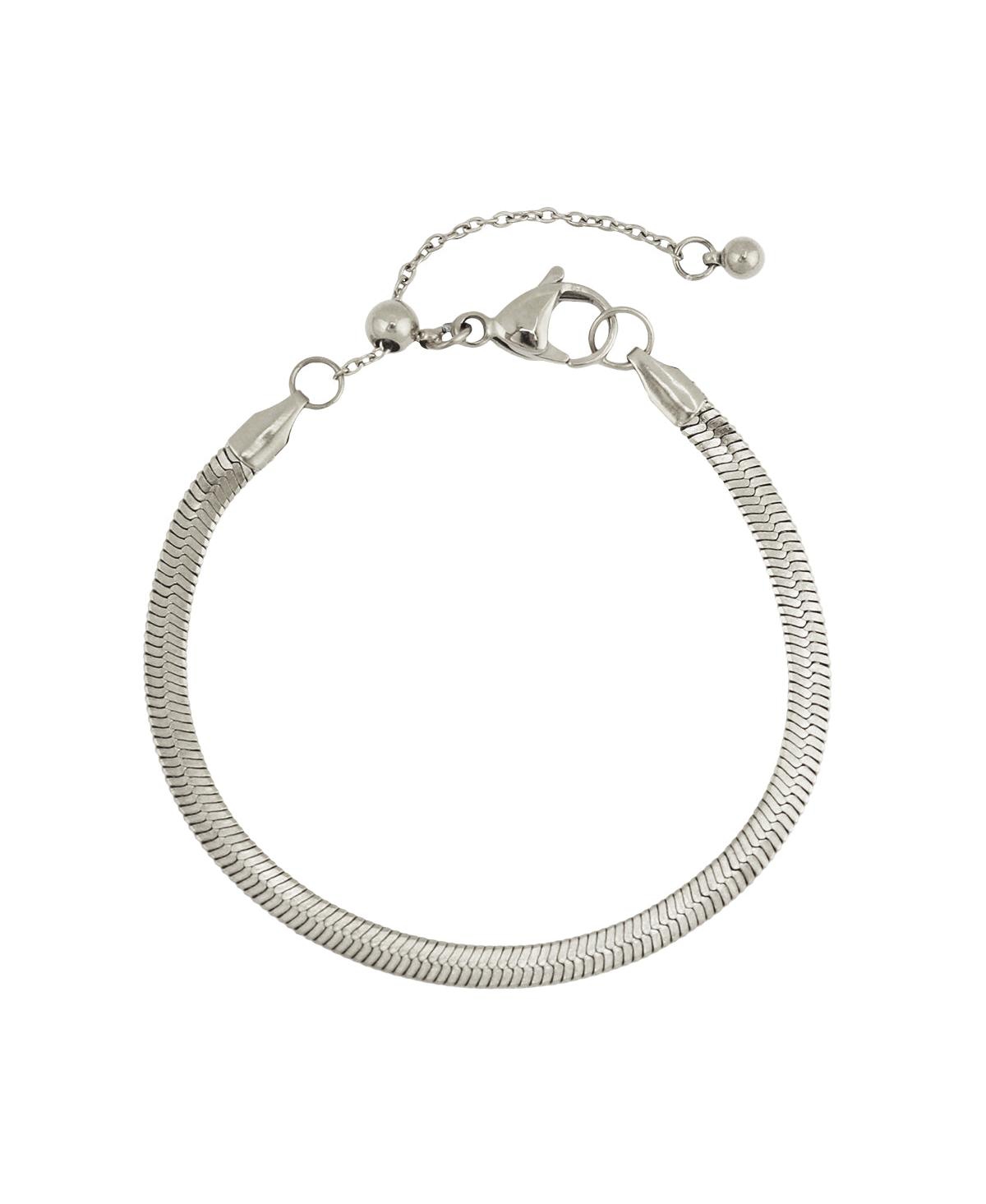 Quinn Snake Chain Bracelet - Silver