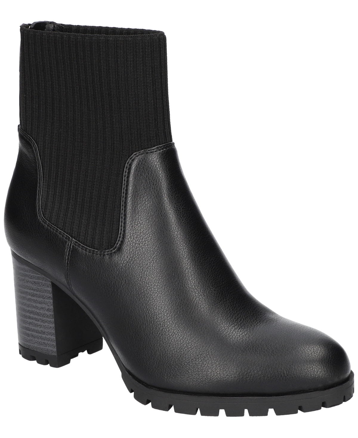 Easy Street Women's Lucia Block Heel Ankle Boots In Black