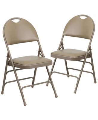 2 Pack Home & Office Easy-Carry Party Events Padded Folding Chair
