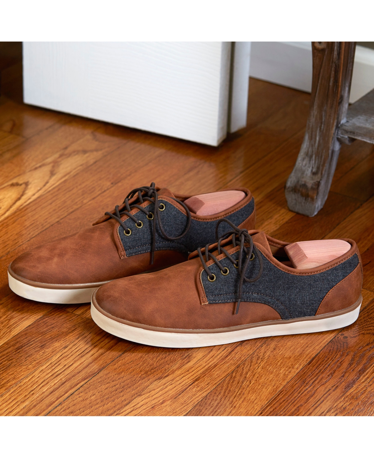 Household Essentials Men's Cedar Shoe Tree, 2 Pair In Natural