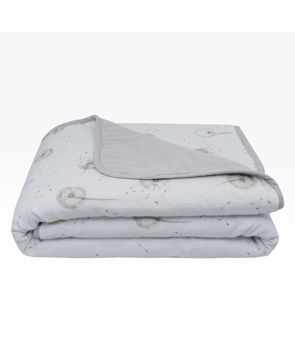 Living Textiles Baby Boys Or Baby Girls Muslin Blanket In Gray
