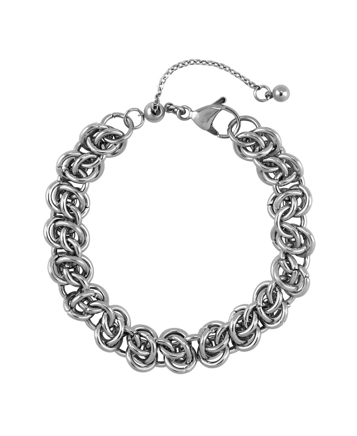 Tyler Knot Chain Bracelet - Silver