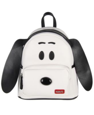 Classic Comic Character Face Snoopy Zippered Mini Small Backpack Bag 12"