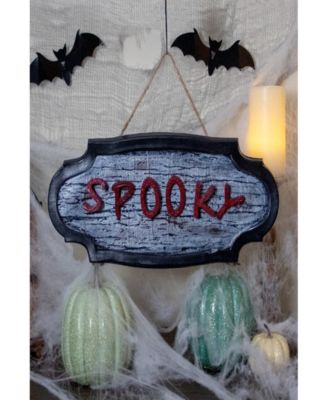 20.5" Animated 'Spooky' Halloween Sign