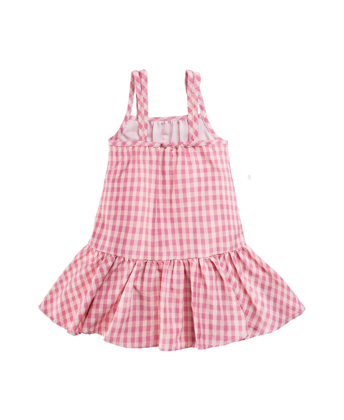 Imoga Collection Little Girls Nova Punch Check and Tie Tye Dress - Open miscellaneous 998