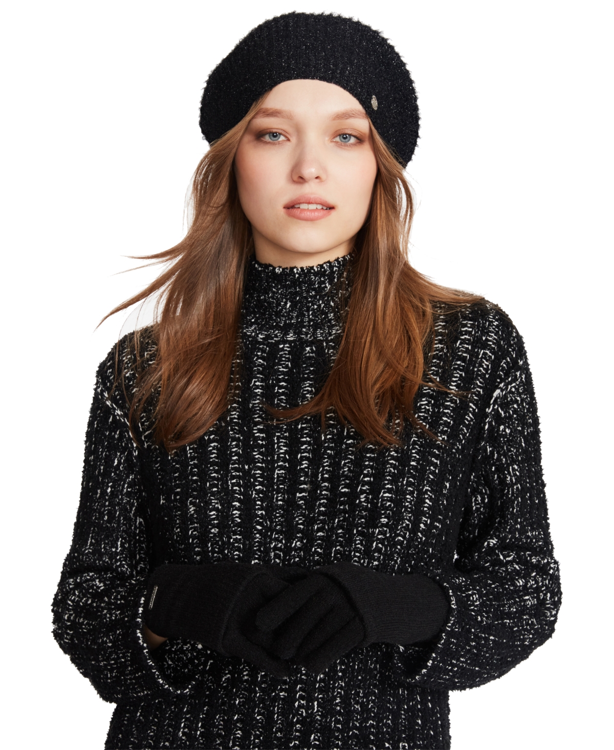 Steve Madden Women's Cozy Touchscreen Gloves, Created for Macy's