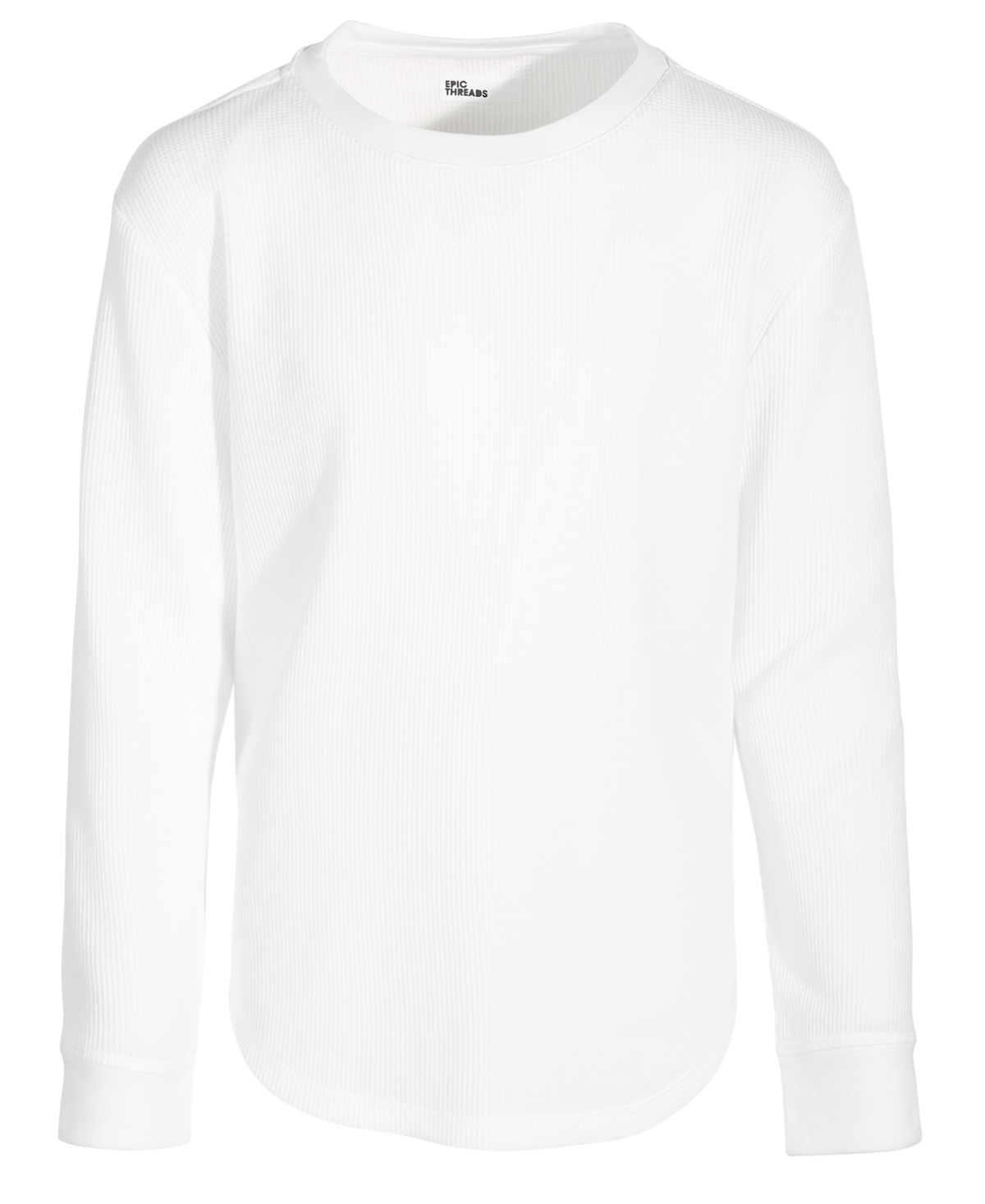 Epic Threads Kids' Little Boys Solid Thermal T-shirt, Created For Macy's In Angel White