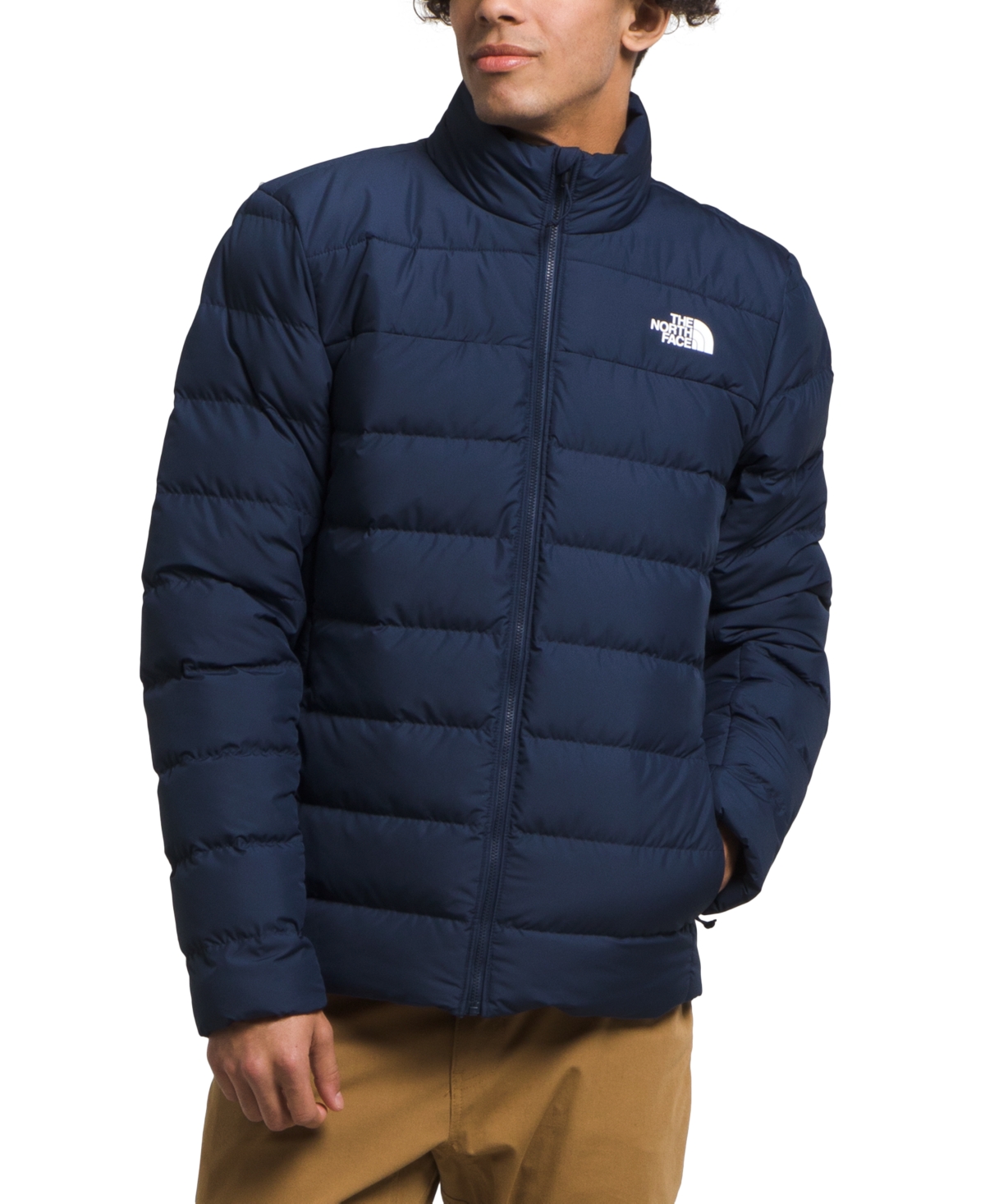 The North Face Aconcagua 3 Durable Water Repellent Parka In Summit Navy-npf