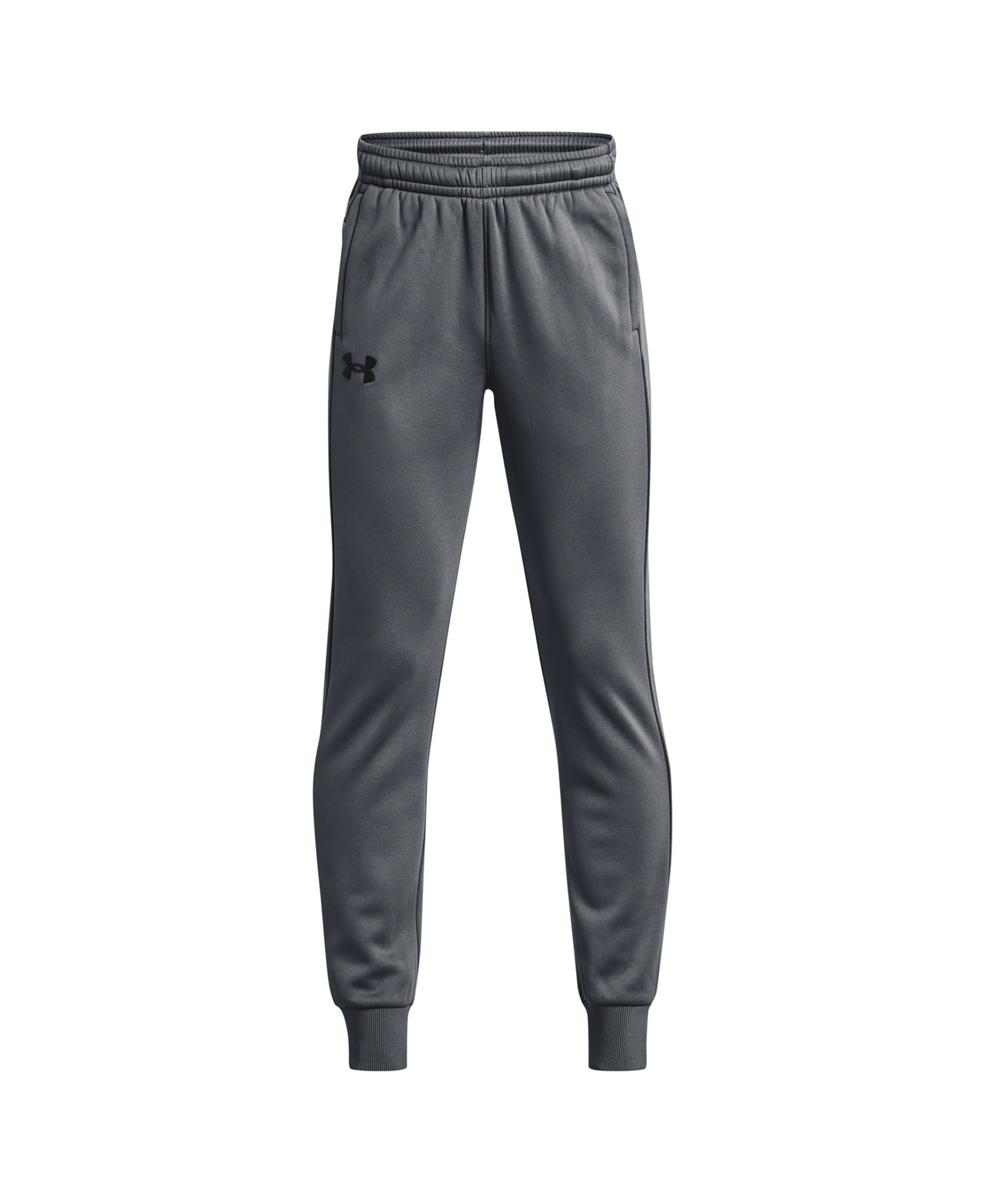 Under Armour Kids' Big Boys Armour Fleece Joggers In Pitch Gray,black