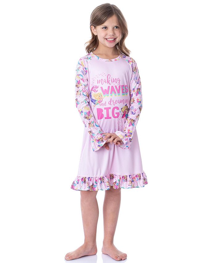 INTIMO Barbie Womens' Classic Retro Title Logo Nightgown Sleep Pajama Shirt  : : Clothing, Shoes & Accessories