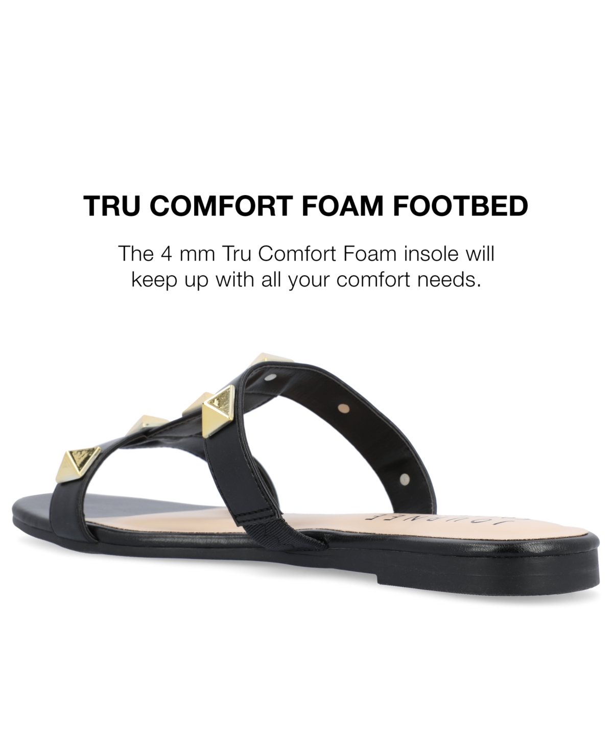 Journee Collection Women's Kendall Studded Sandals