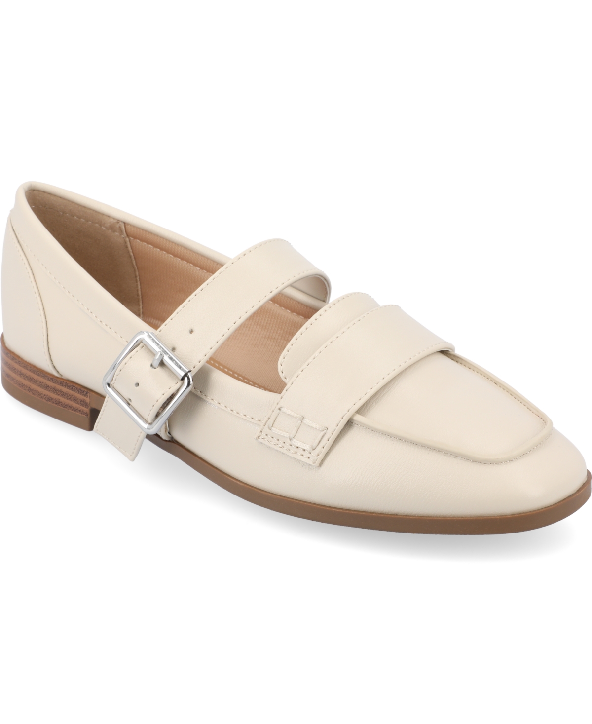 Women's Caspian Buckle Loafers - Taupe, Suede