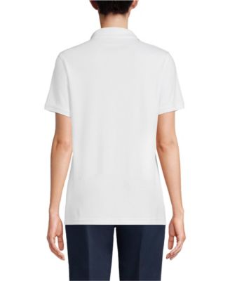 Women's School Uniform Short Sleeve Interlock Polo Shirt