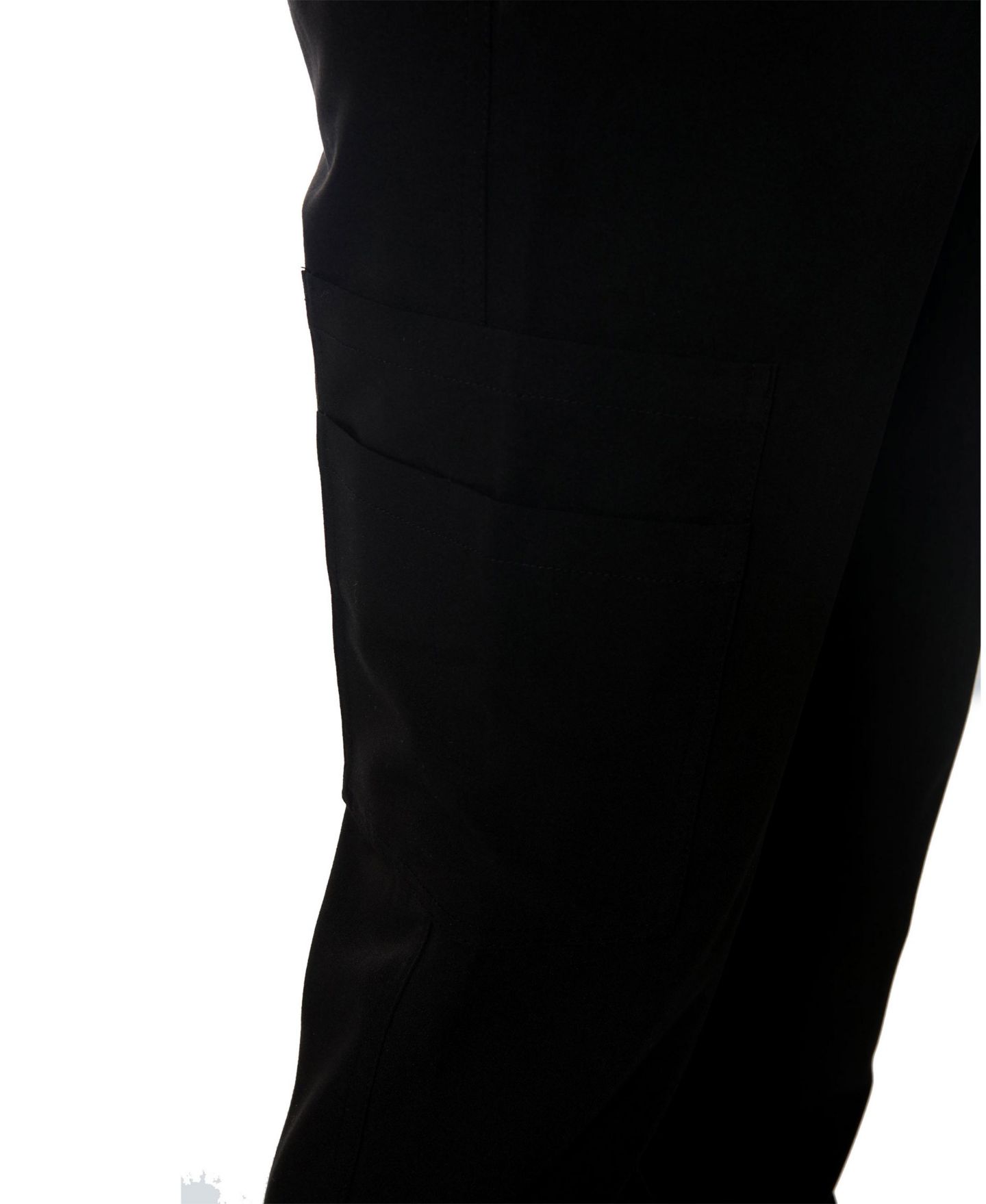 Мужские брюки Members Only London Jogger Scrub Pants For Short Men, цвет: Чёрный — фото 3