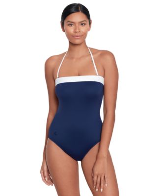 Women's Modern Bandeau One Piece Swimsuit 