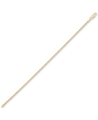 Italian Silver 2-Pc. Set Polished Rope Link Collar Necklace & Matching Bracelet