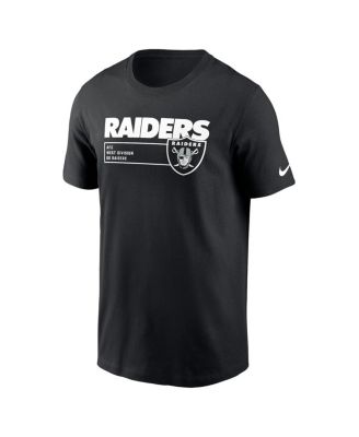 Men's Black Las Vegas Raiders Division Essential T-shirt