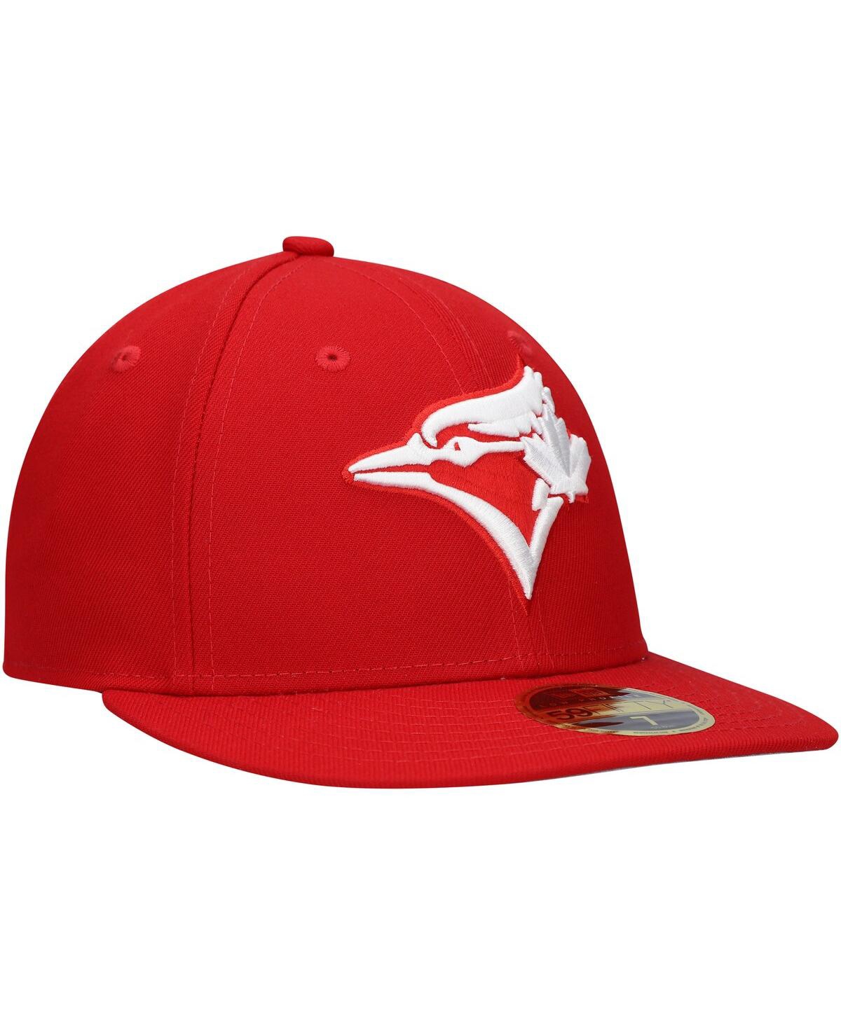 Men's New EraToronto Blue Jays Low Profile 59FIFTY Fitted Hat - Scarlet