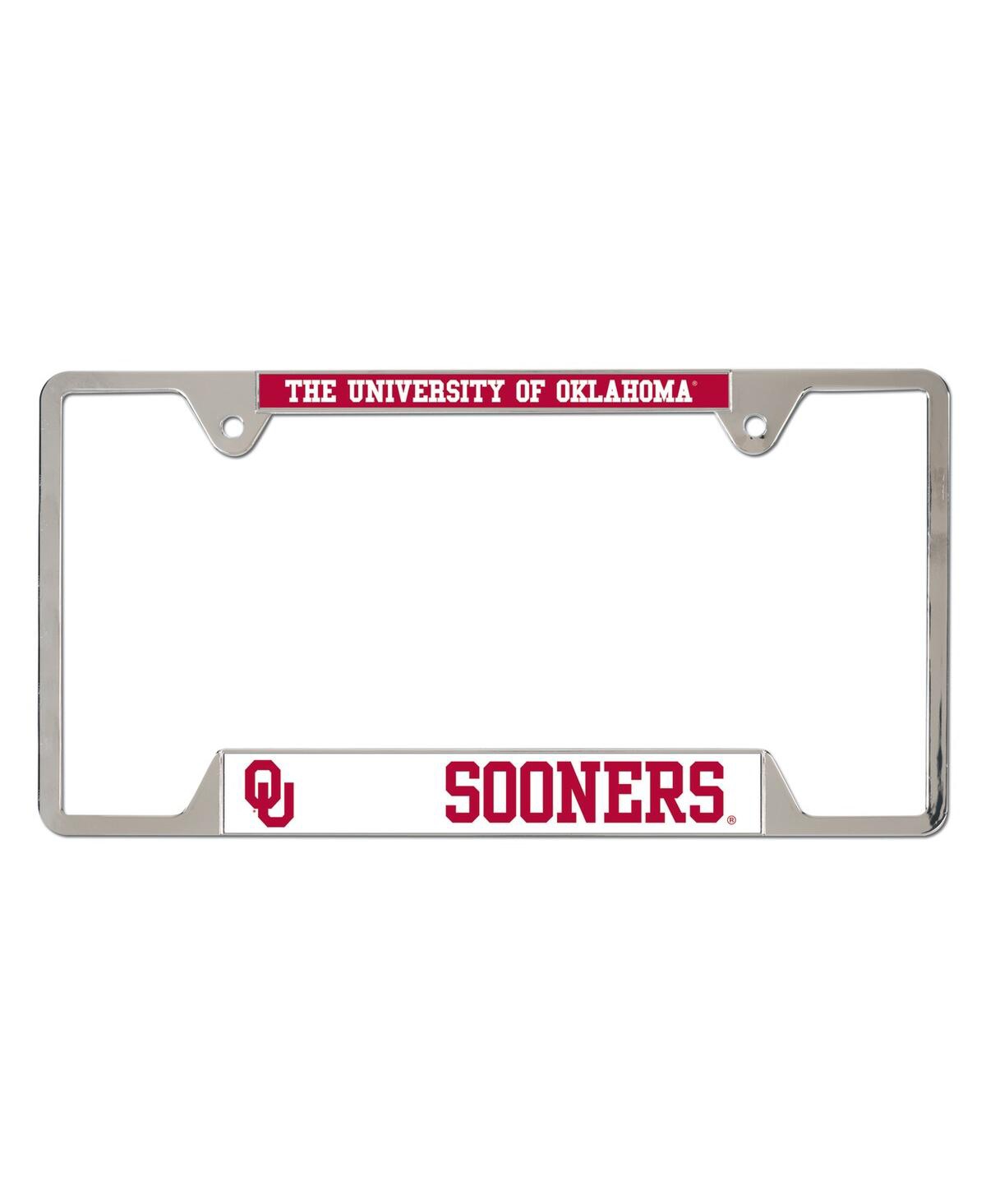 Wincraft Oklahoma Sooners License Plate Frame In Red