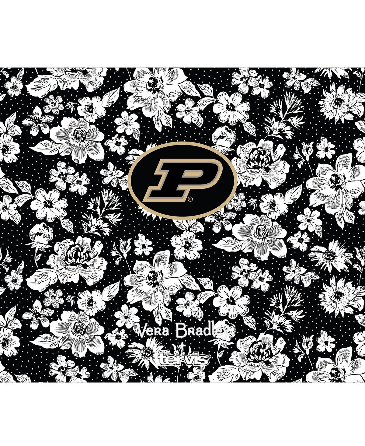 Tervis Tumbler Vera Bradley X  Purdue Boilermakers 24 oz Wide Mouth Bottle With Deluxe Lid In Multi