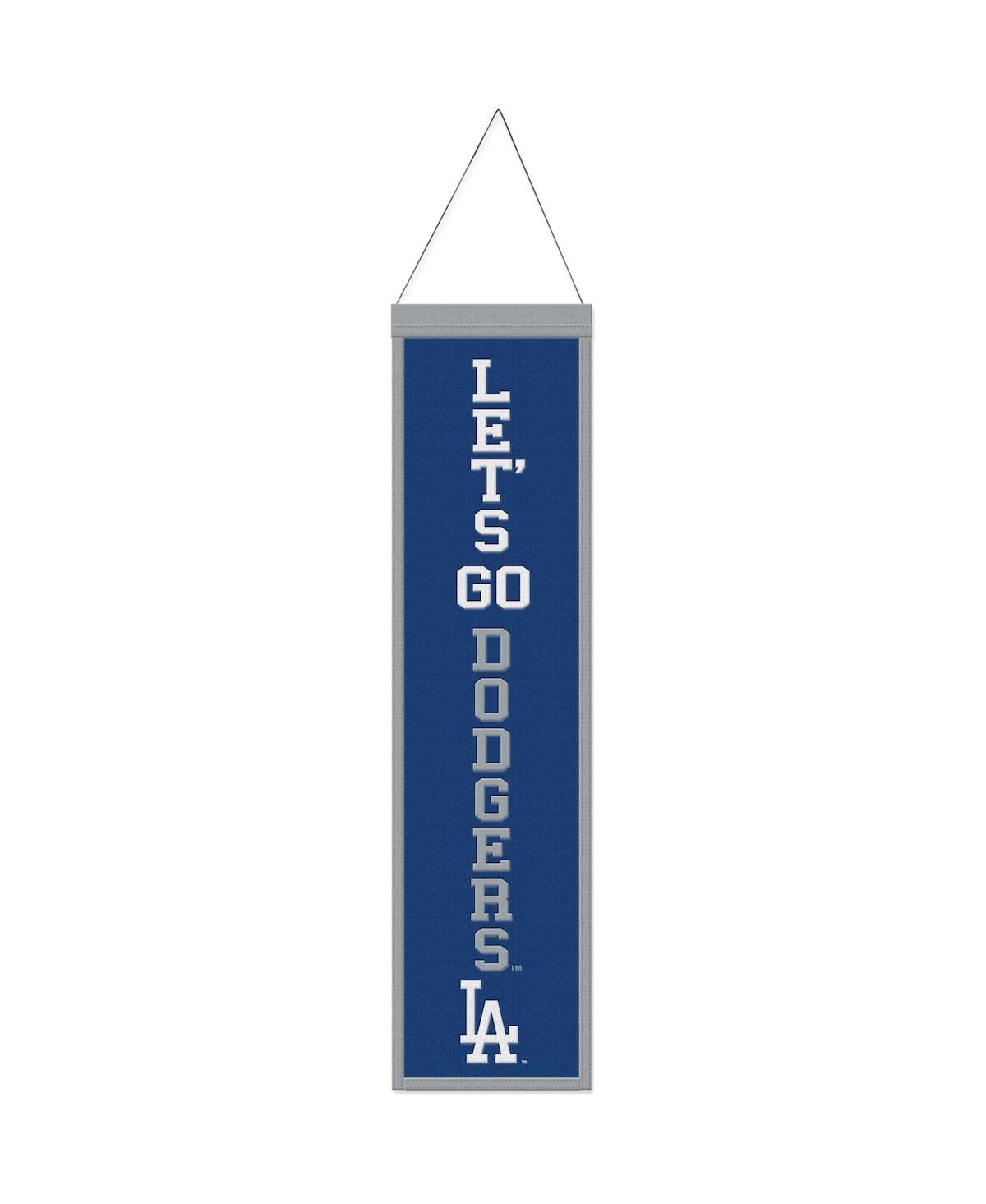 Wincraft Los Angeles Dodgers 8" X 32" Slogan Wool Banner In Blue