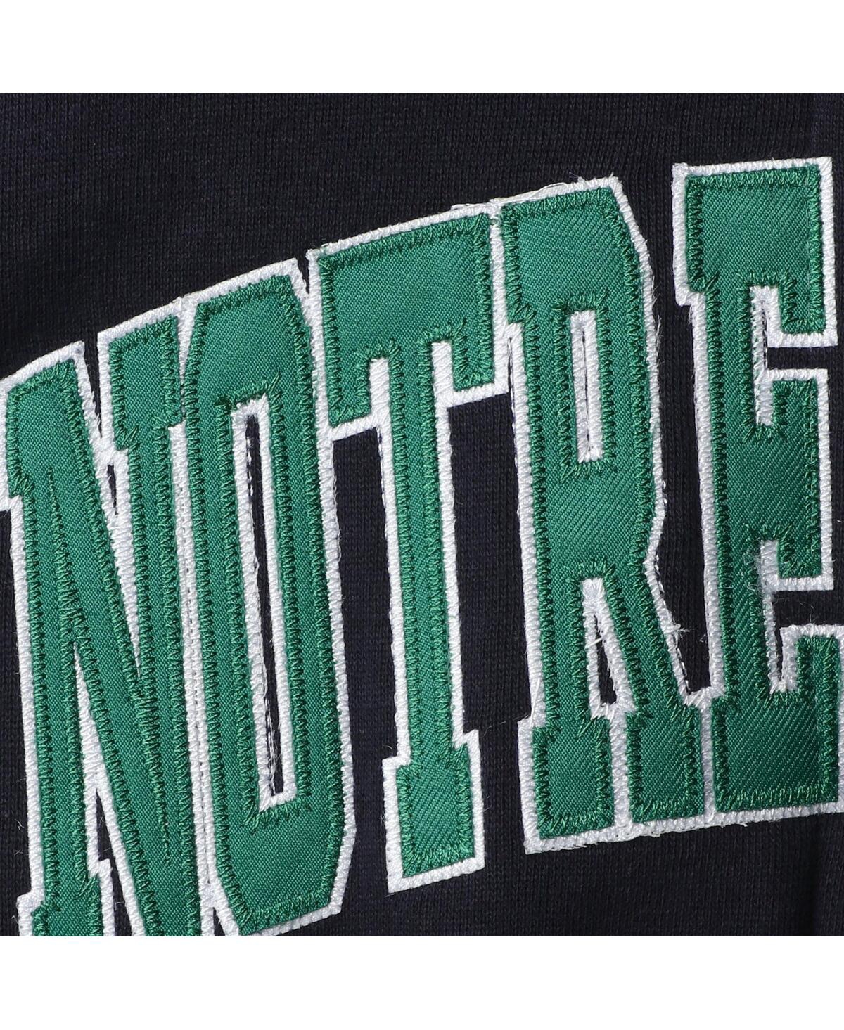 Colosseum Women's  Notre Dame Fighting Irish Arched Name Full-zip Hoodie In Navy