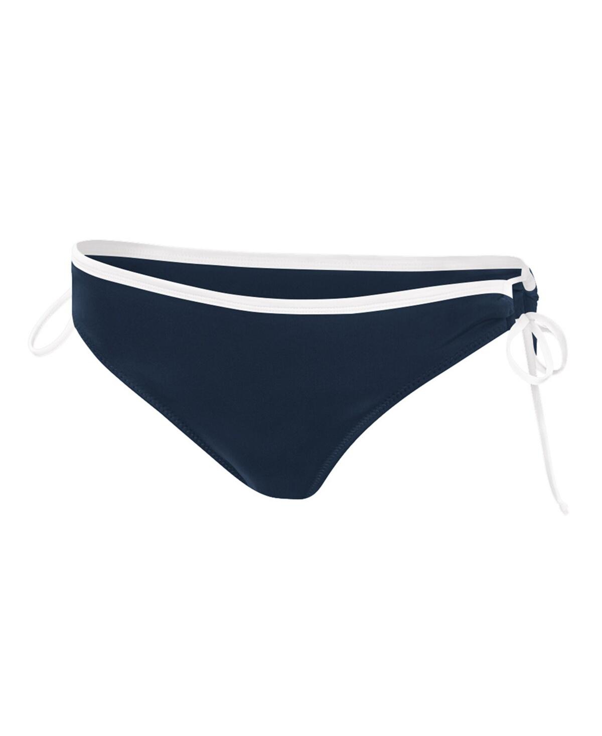 Shop G-iii 4her By Carl Banks Women's  Navy Michigan Wolverines Perfect Match Bikini Bottom
