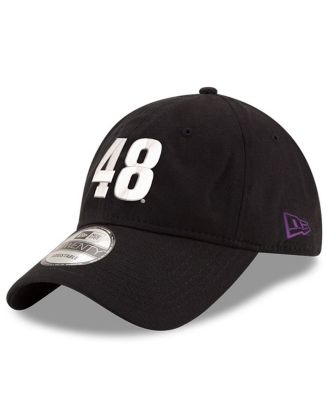 Men's Black Alex Bowman Enzyme Washed 9TWENTY Adjustable Hat