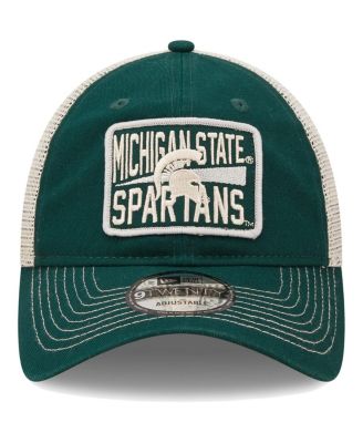 Men's Green, Natural Michigan State Spartans Devoted 9TWENTY Adjustable Hat