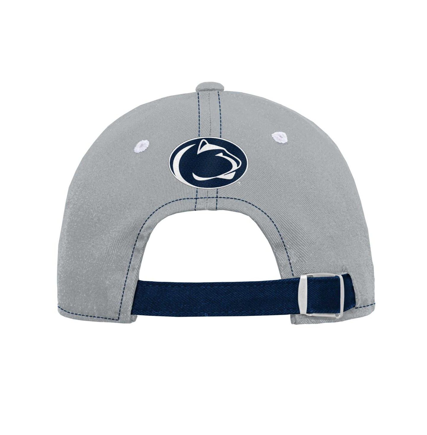 Детская кепка Outerstuff Gray Penn State Nittany Lions Old School Slouch Adjustable Hat — фото 4