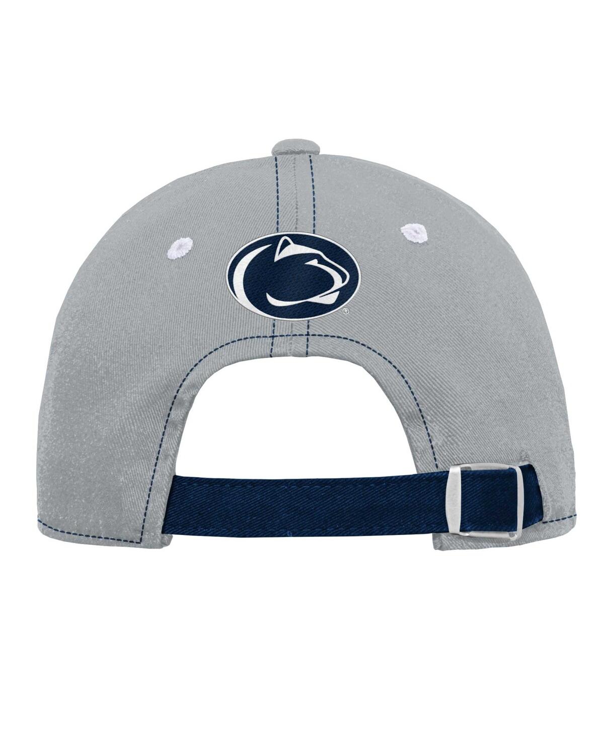Shop Outerstuff Youth Boys And Girls Gray Penn State Nittany Lions Old School Slouch Adjustable Hat