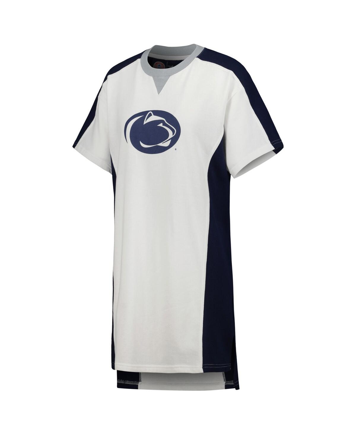 Shop G-iii 4her By Carl Banks Women's  White Penn State Nittany Lions Home Run T-shirt Dress