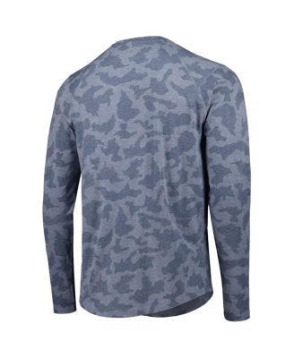 Men's Navy Tennessee Titans Performance Camo Long Sleeve T-shirt