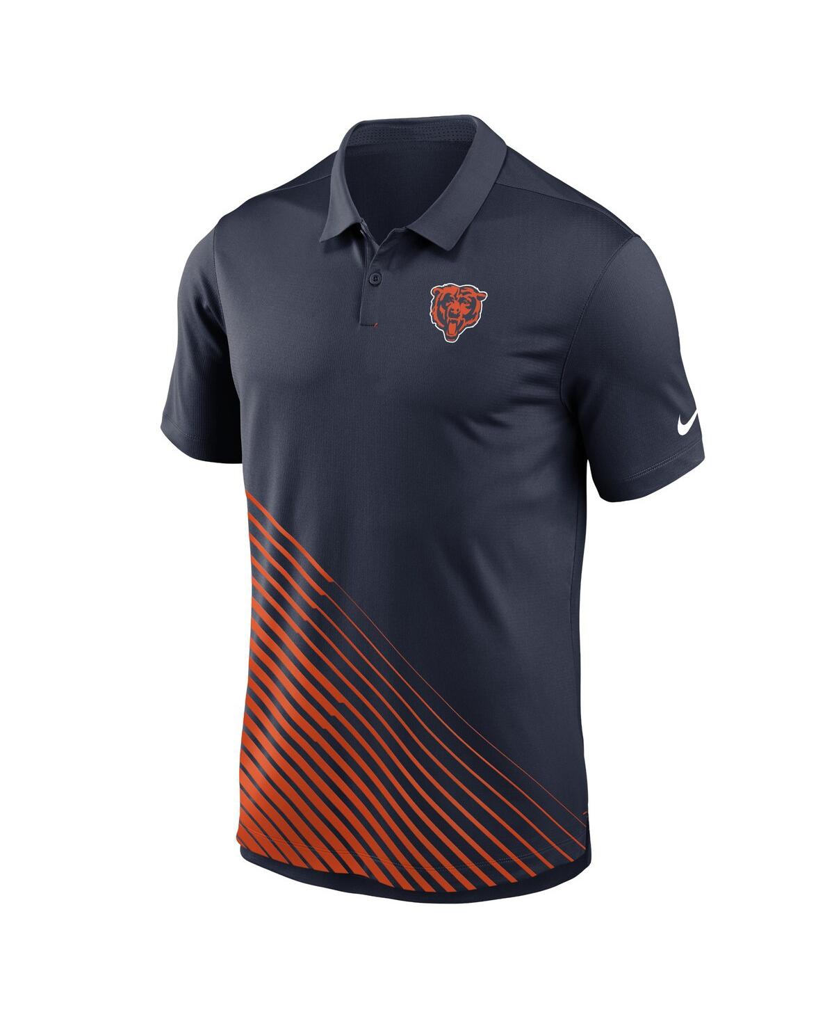 Shop Nike Men's  Navy Chicago Bears Vapor Performance Polo Shirt