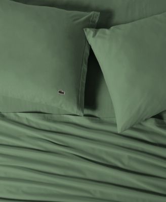Solid Cotton Percale Sheet Set, Full