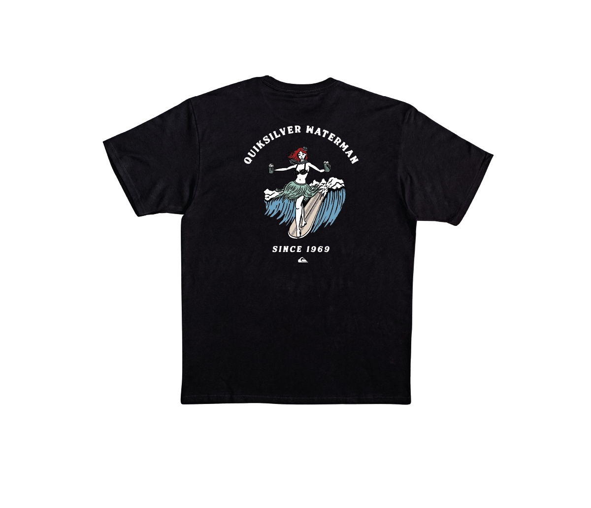 Quiksilver Waterman Men's A Proper Pint Short Sleeves T-shirt In Black