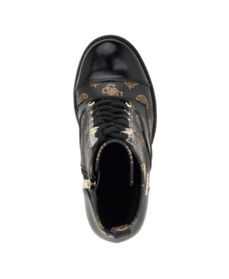 Women's Neadyn Heeled Lug Sole Lace Up Hiker Booties