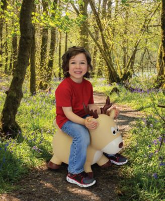 Farm Hoppers Deer Ride-On Toddler Inflatable Bounce Toy