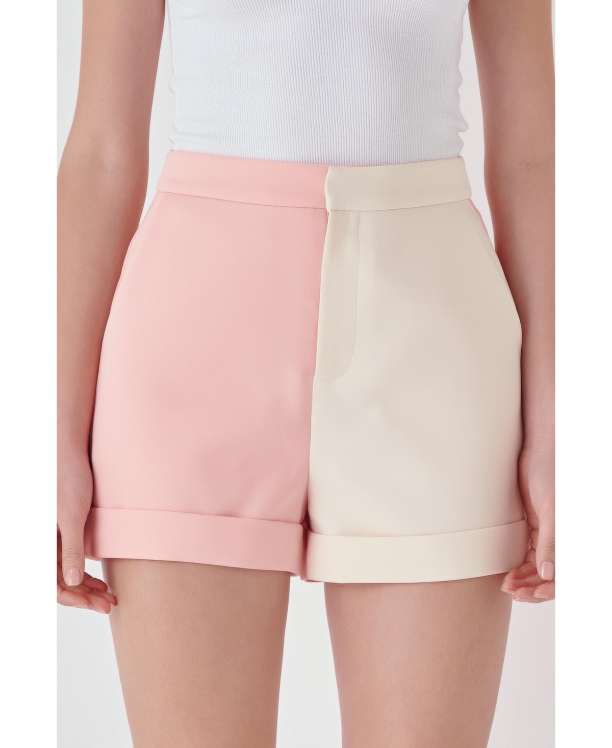 ENDLESS ROSE WOMEN'S COLORBLOCK SHORTS