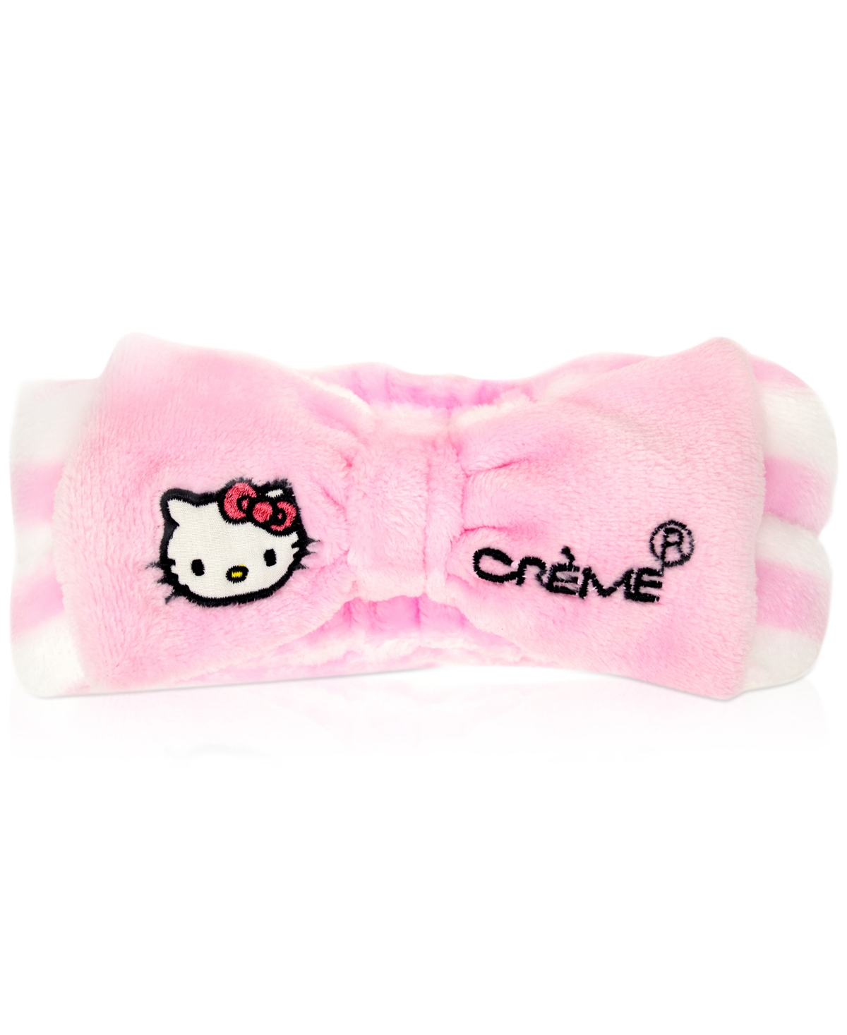 Hello Kitty Plush Spa Headband - Pink Stripe
