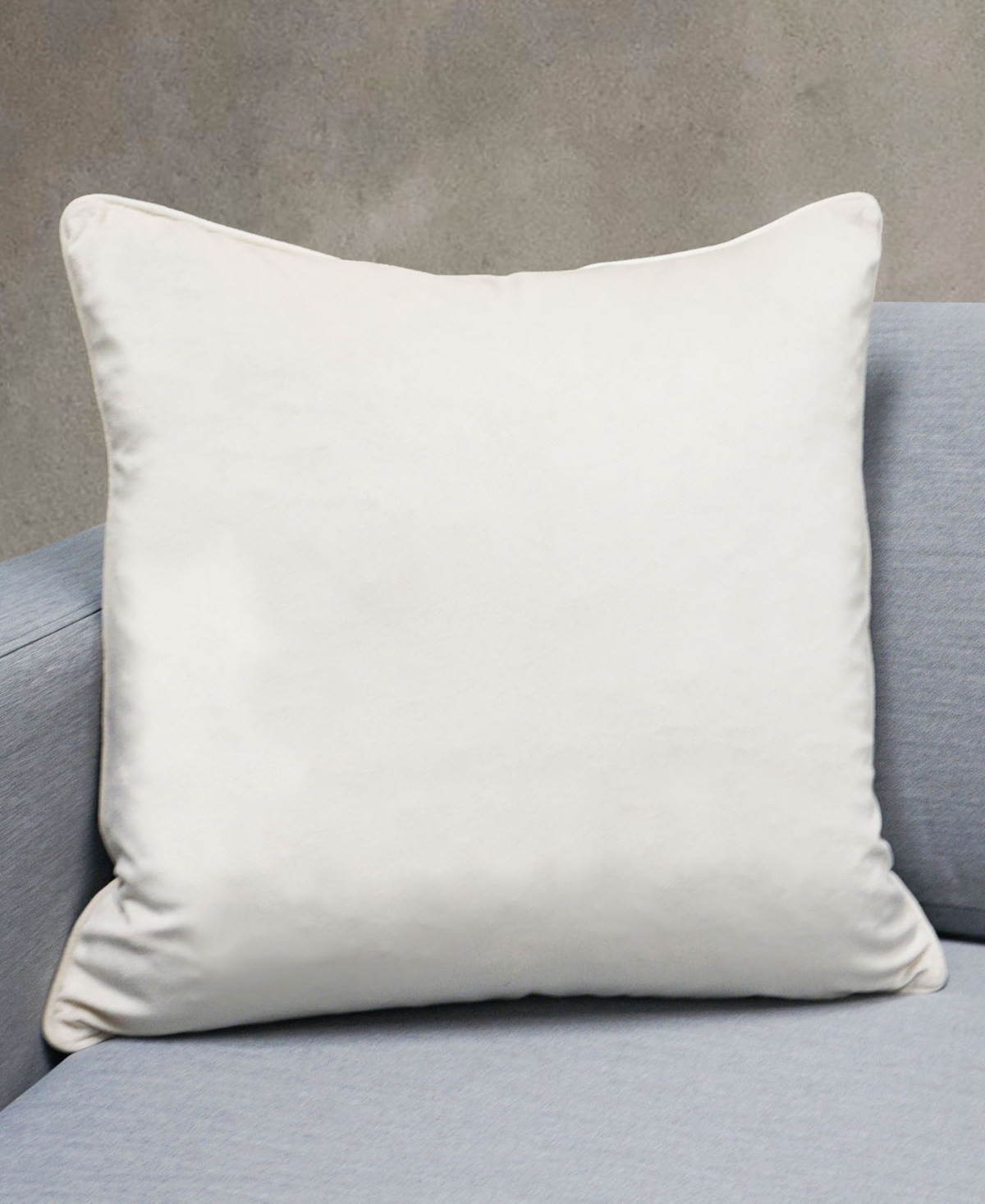 Millihome Chevron Cut Velvet Pillow, x