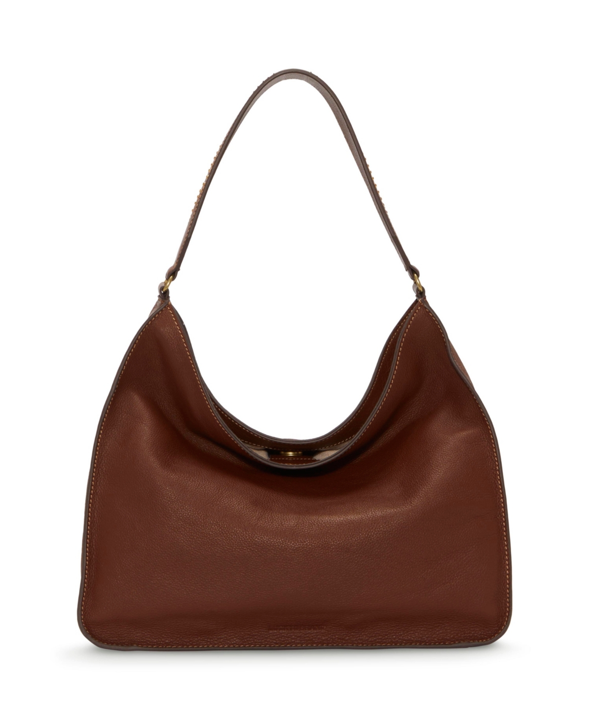 Lucky Brand Women's Iris Leather Shoulder Handbag In Whiskey Multi