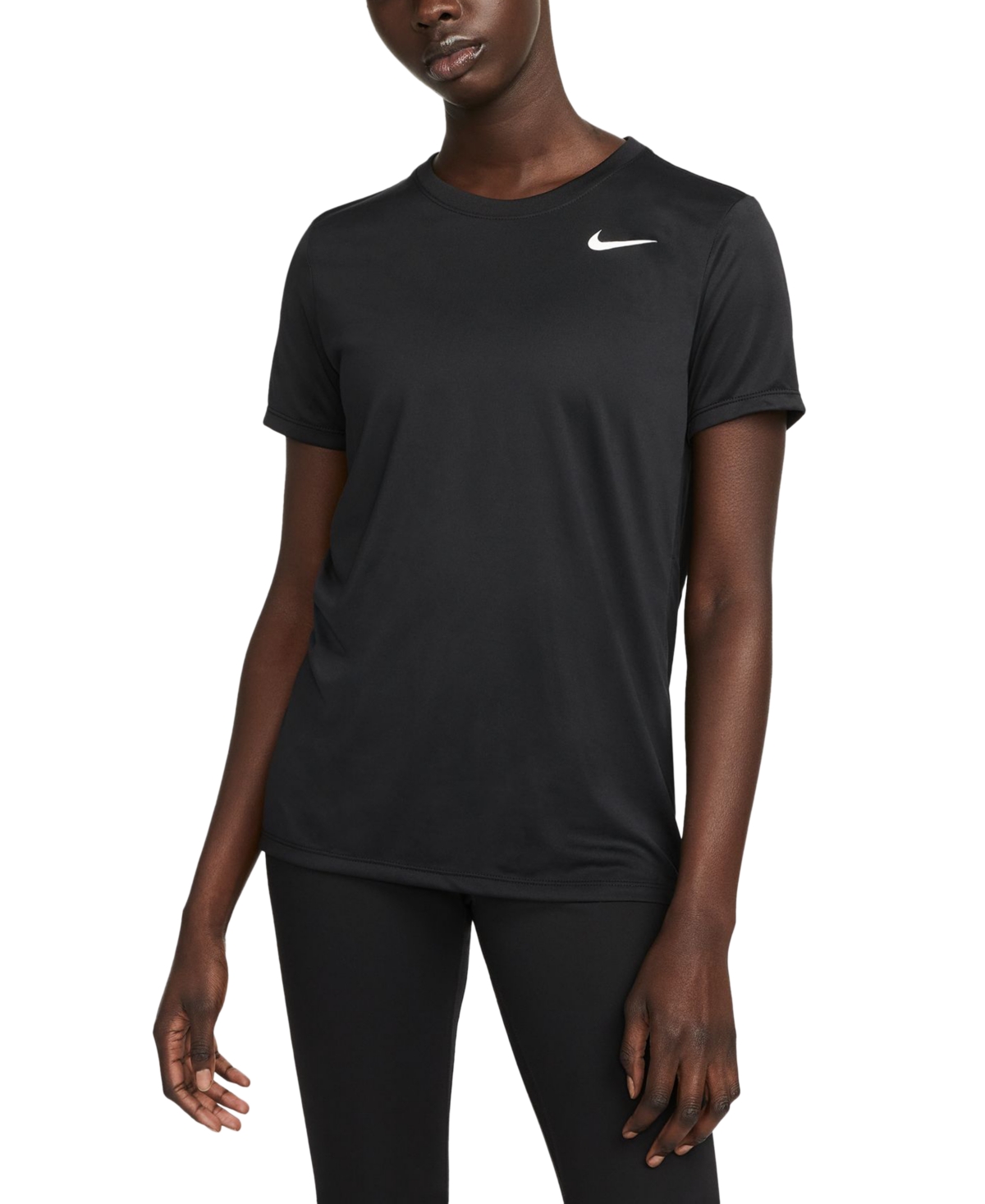 Shop Nike Women's Dri-fit T-shirt In Black