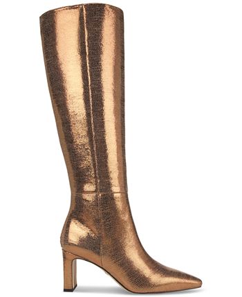 Sam edelman gold boots top