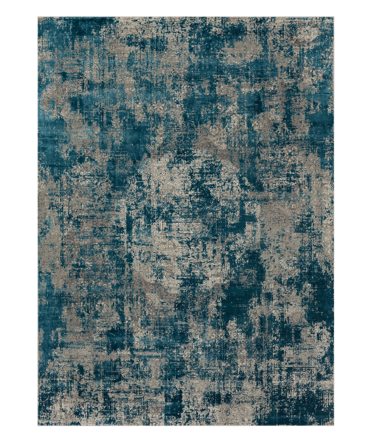 Karastan Tryst Bari 12' x 15' Area Rug - Gray, Blue